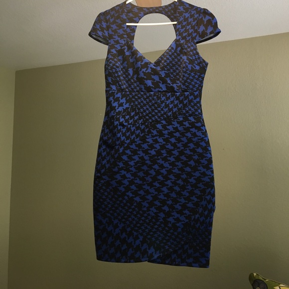 Guess Dress - fitted blue and black - Picture 1 of 1