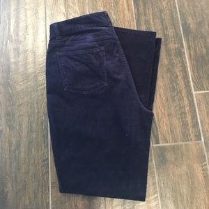 Talbots Navy Corduroy Pants