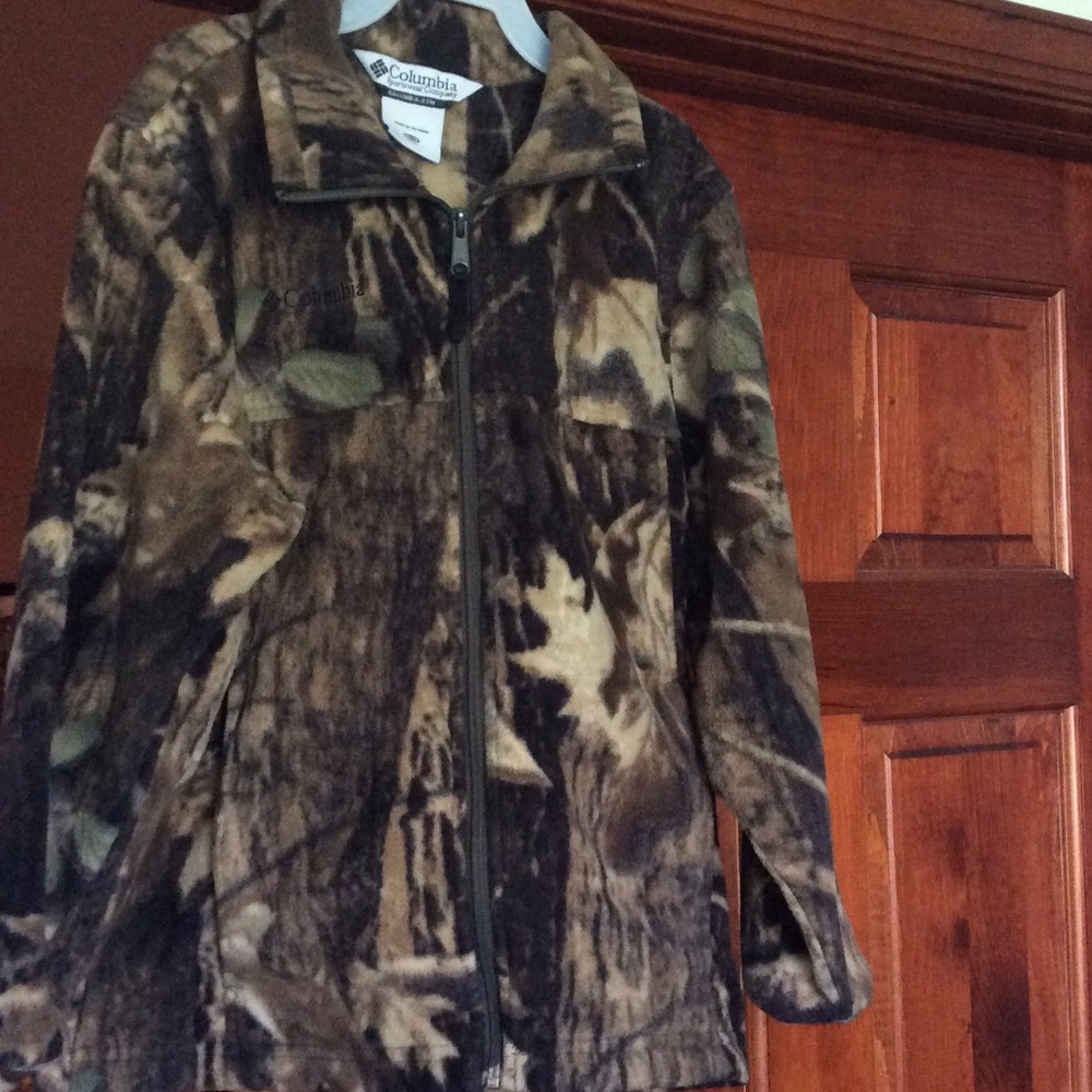 Boys Columbia Camouflage zip jacket