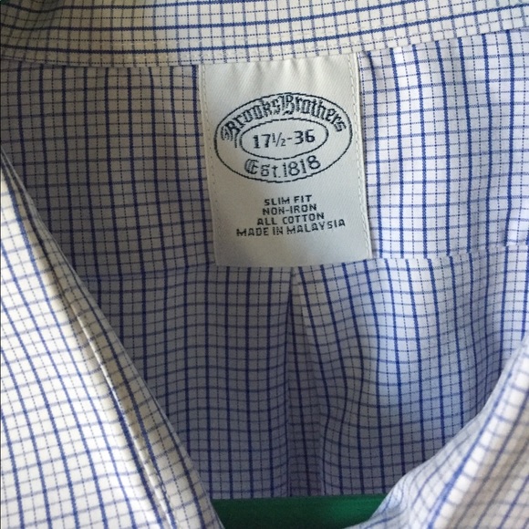 Brooks Brothers Slim Fit Dress Shirt - Picture 4 of 8