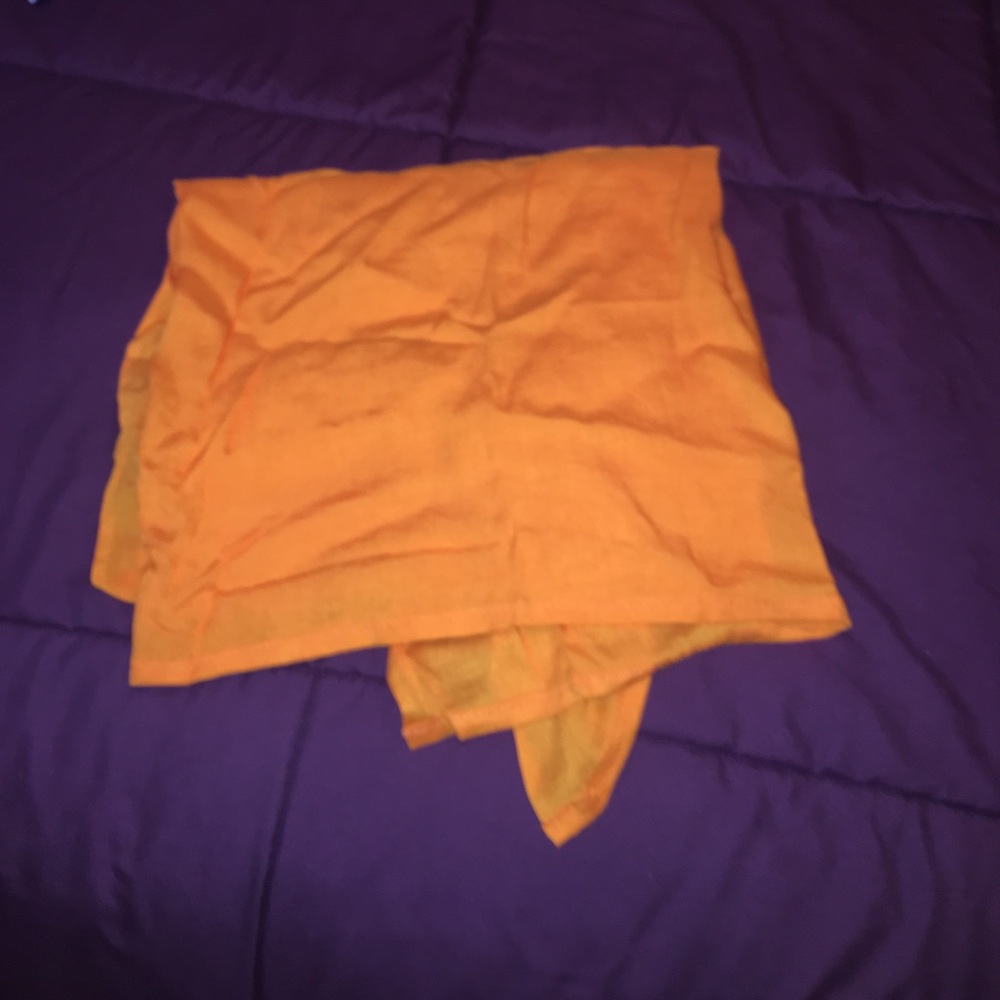 Orange tie sarong