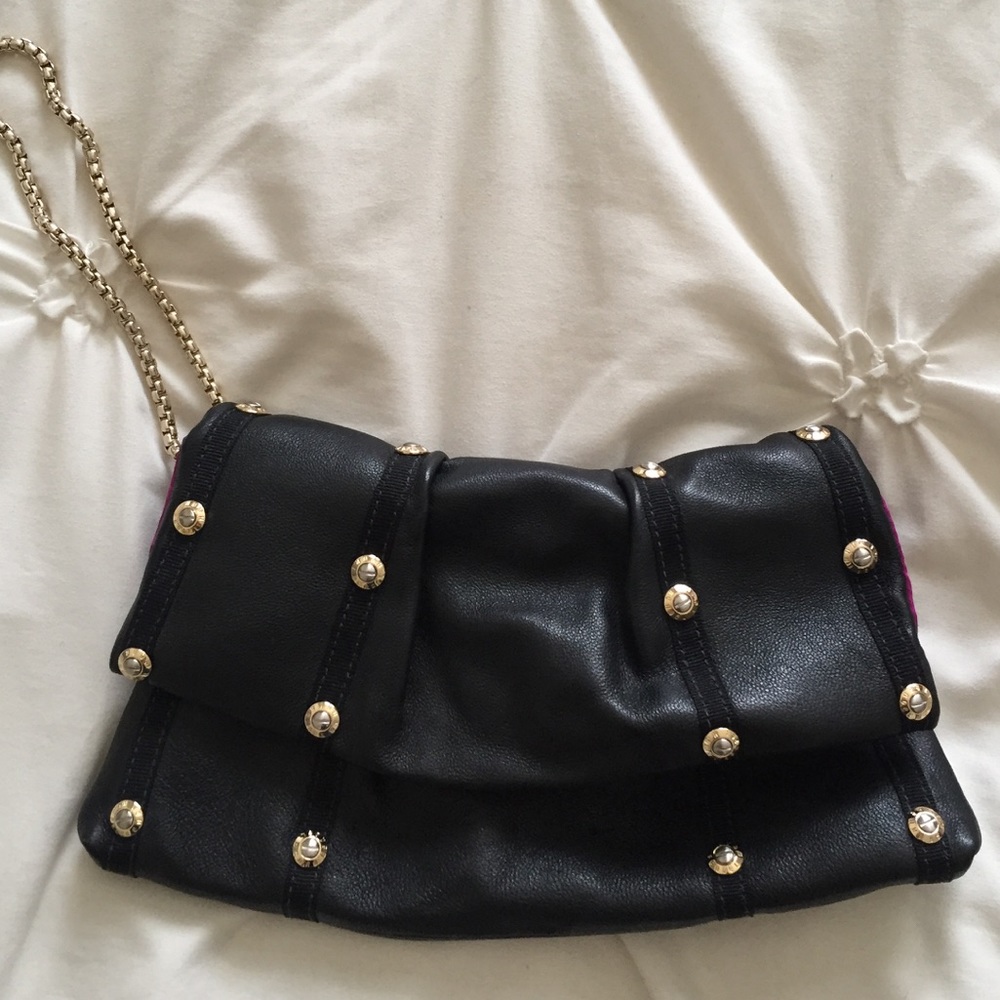 Henri Bendel Studded Clutch