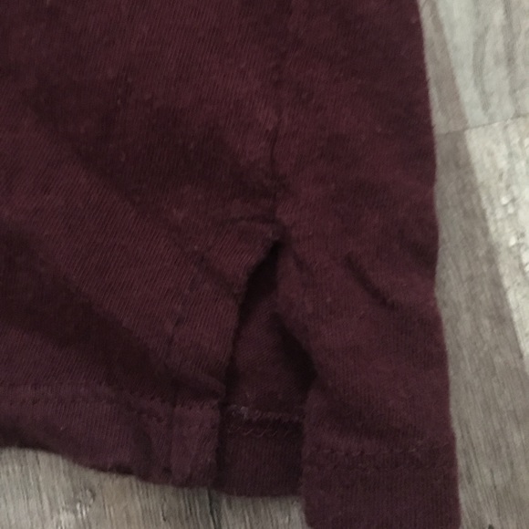 Maroon t-shirt dress - Picture 3 of 4