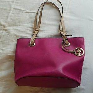 Magenta Michael Kors purse