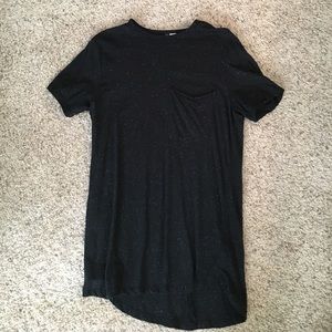 Black T-Shirt w/ White Speckles