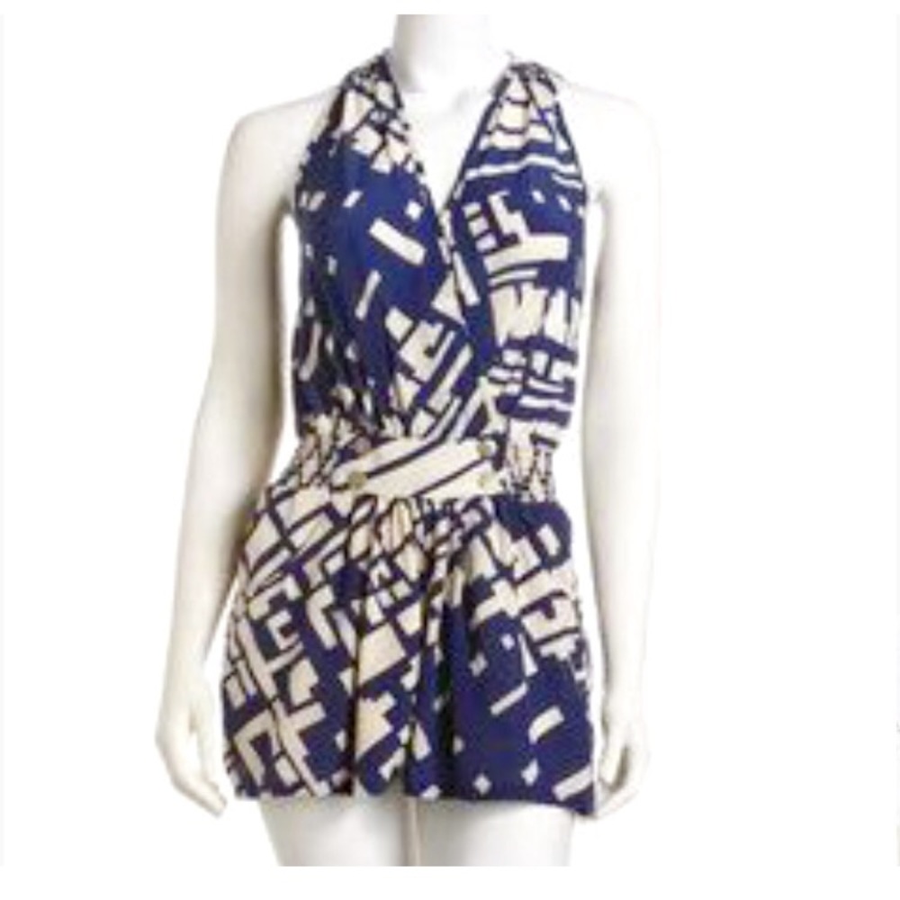 Akiko Silk Romper (XS) (#24)