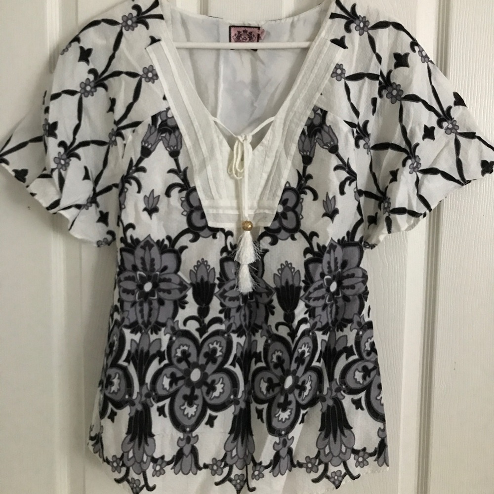 *SOLD* 
Juicy Couture Patterned Blouse Size 4