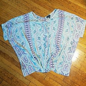 The Limited multi color dolman sleeved blouse