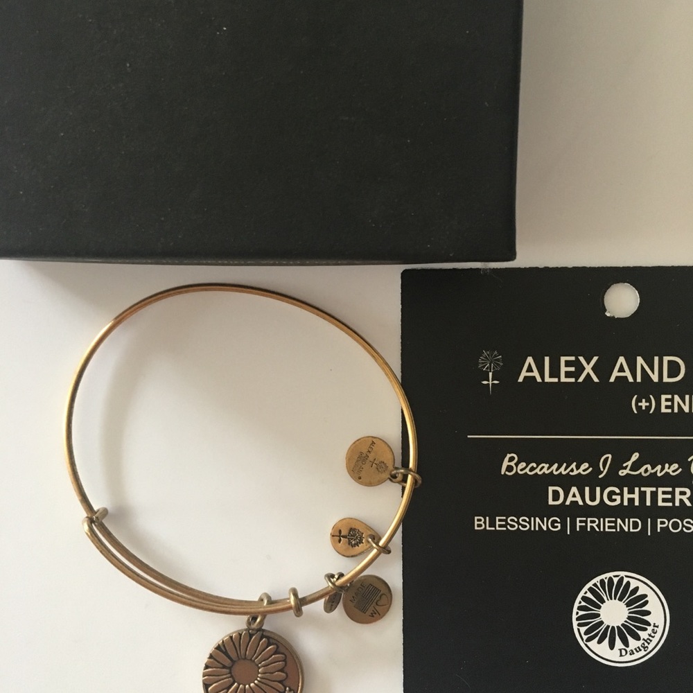 Alex and Ani Gold Daughter bracelet