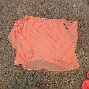 Off the shoulder Tobi blouse
