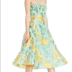 Green Madeline Floral Dress by ABS Allen Schwartz
