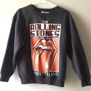 Vintage Inspired Rolling Stones Plush Sweater