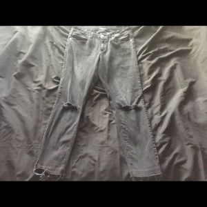 Black Straight Leg Jeans