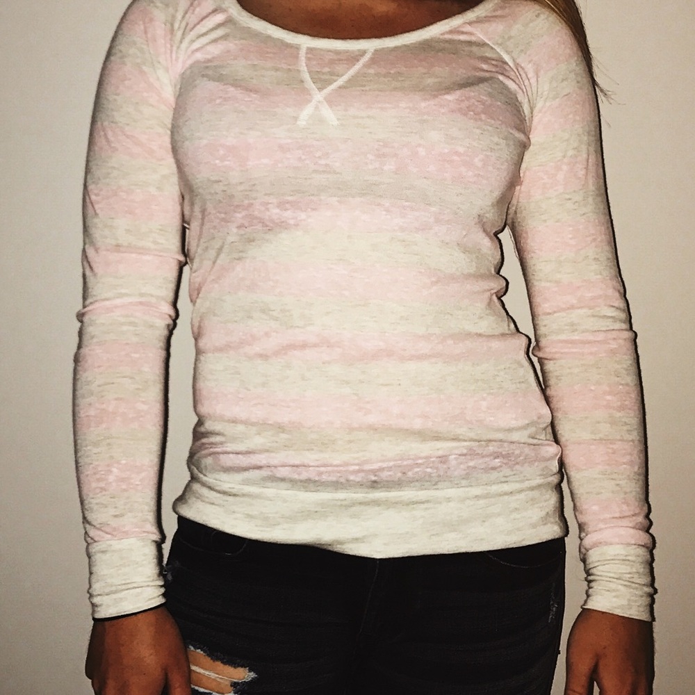 long sleeve striped shirt