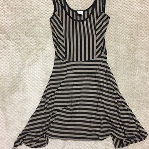 ⭐️SALE⭐️ Newport Tan and Black Striped Dress