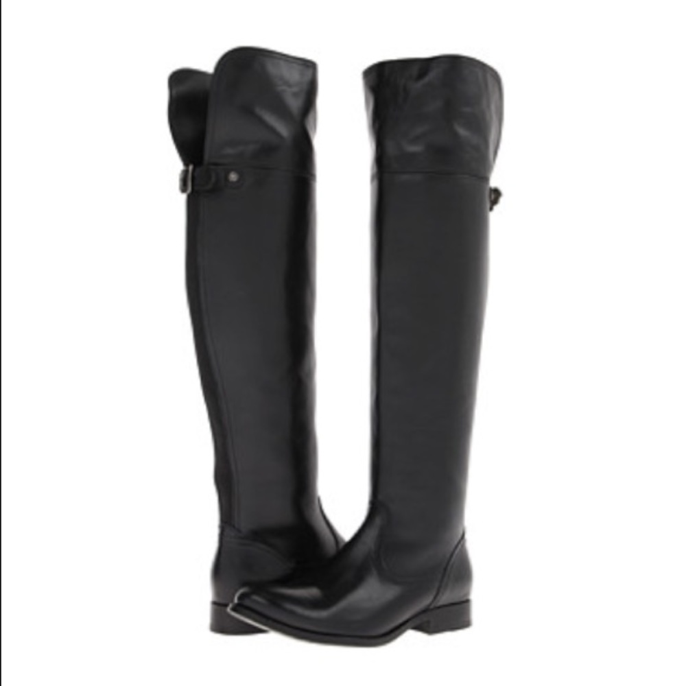 Frye Melissa OTK boot black size 6.5
