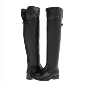 Frye Melissa OTK boot black size 6.5