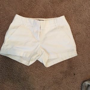 J. Crew white shorts