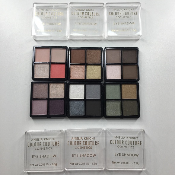 Amelia Knight set of 6 eyeshadow quads - Picture 2 of 4