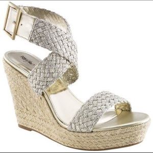 Gold Mossimo wedges