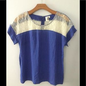 Francesca's Collection Lace Detail Top