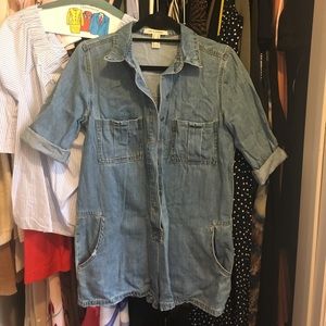 Denim Short jumpsuit