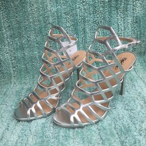 Women's Kylea Caged Heel Gladiator Pumps