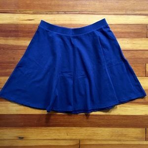 Navy skater skirt