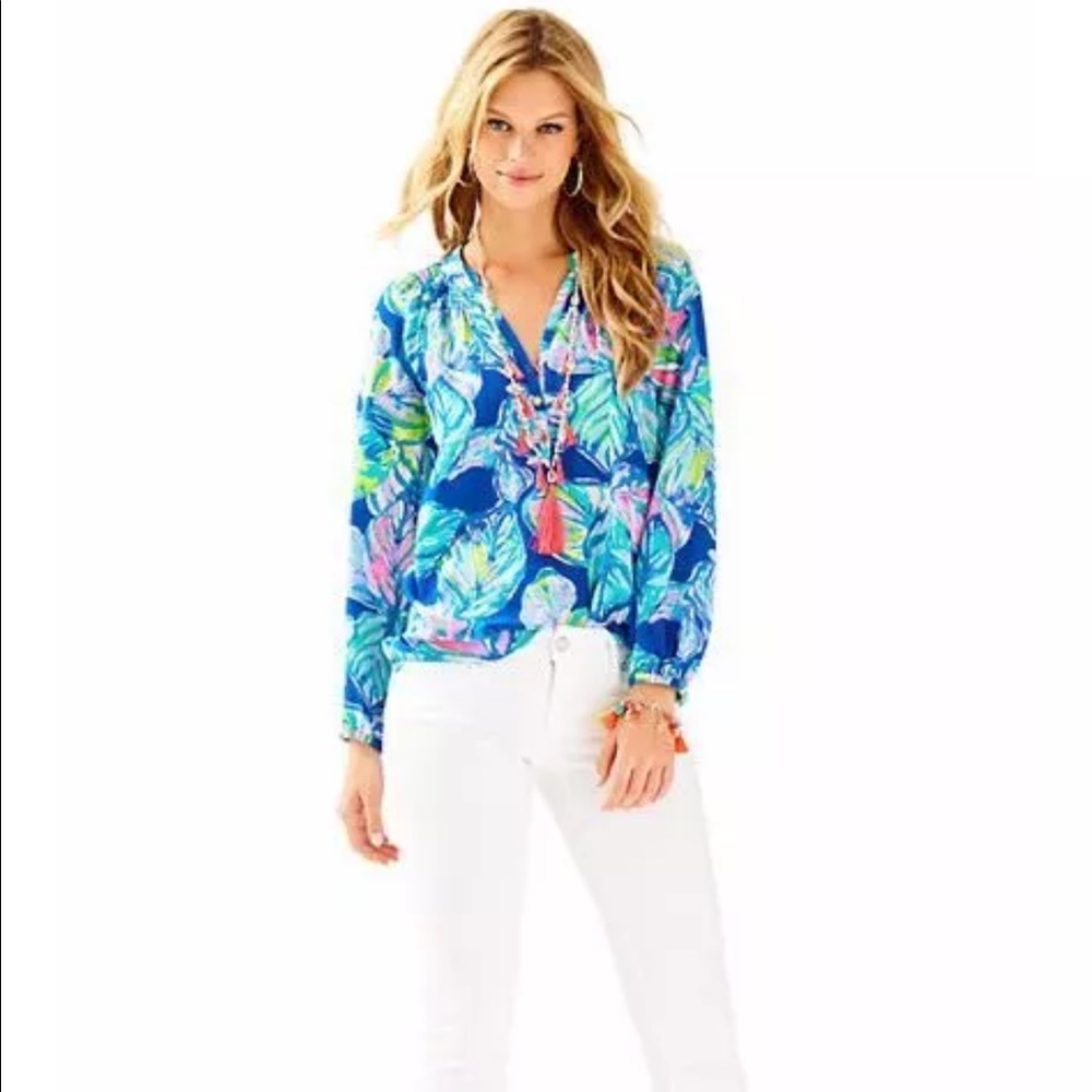 Lilly Pulitzer Elsa Top, casa del sol - Picture 4 of 7