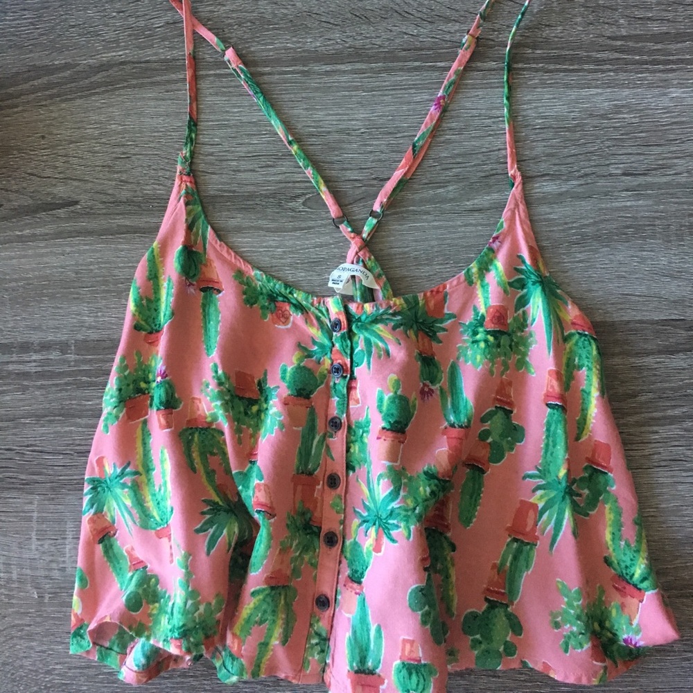 Cactus crop top