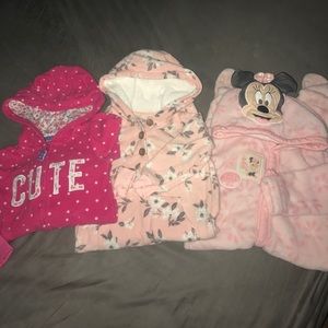 3-pc Baby Girl onesies