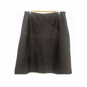 Black A lined Skirt - Apostrophe