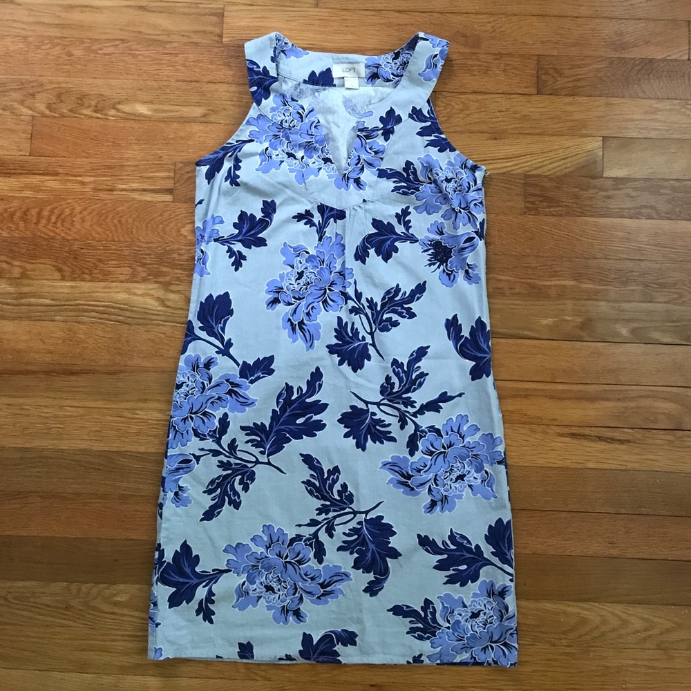 Floral Linen Dress