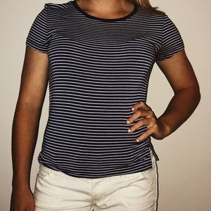 striped american eagle shirt