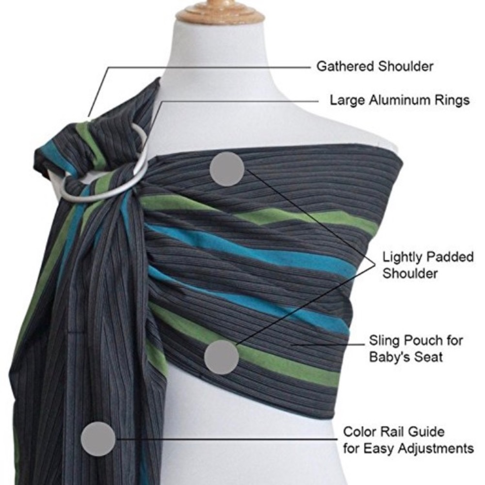 Ring sling baby/child carrier