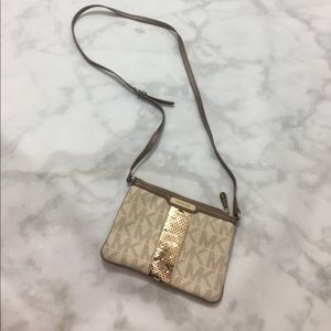 Authentic Michael Kors Sequin Crossbody