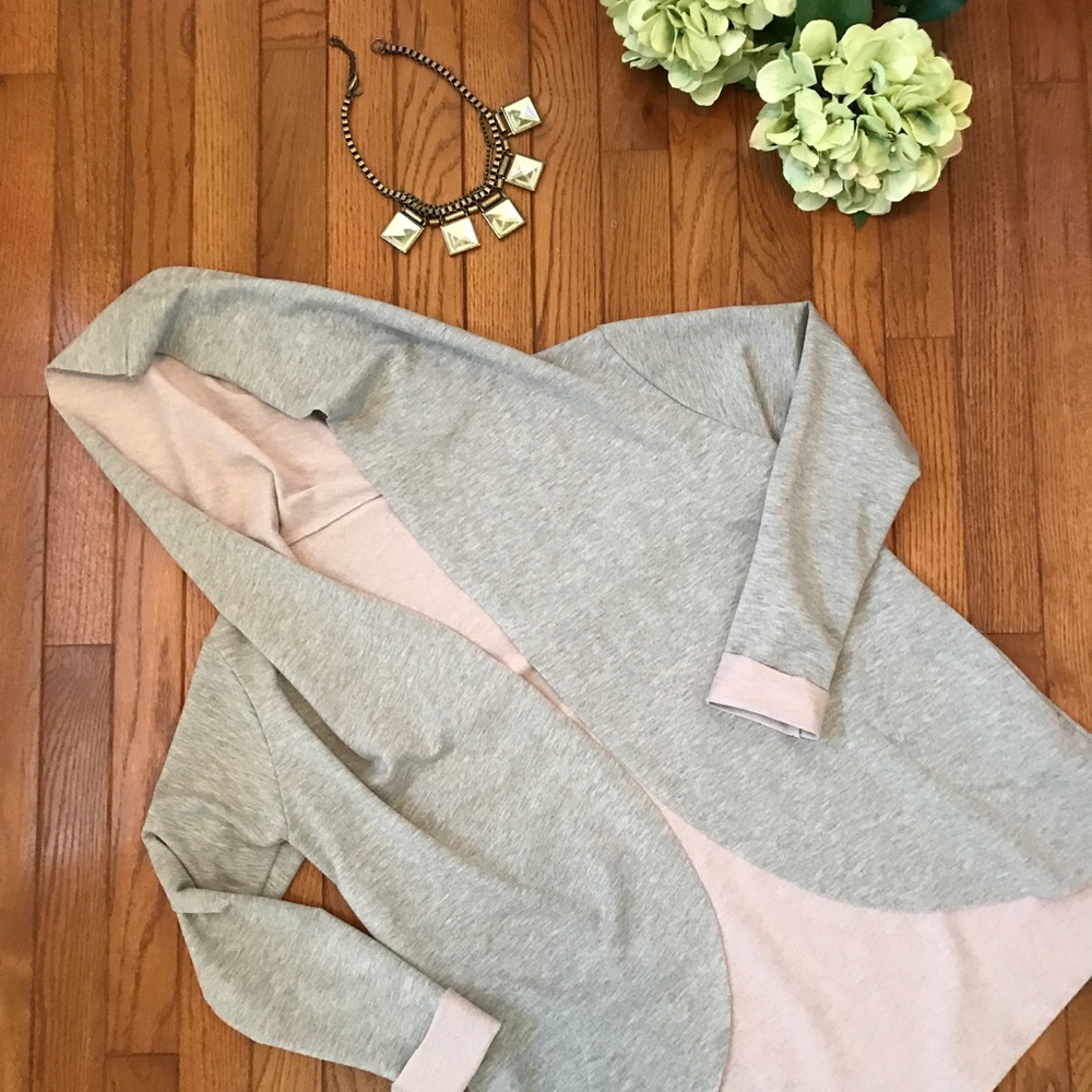 Cotton hooded blazer