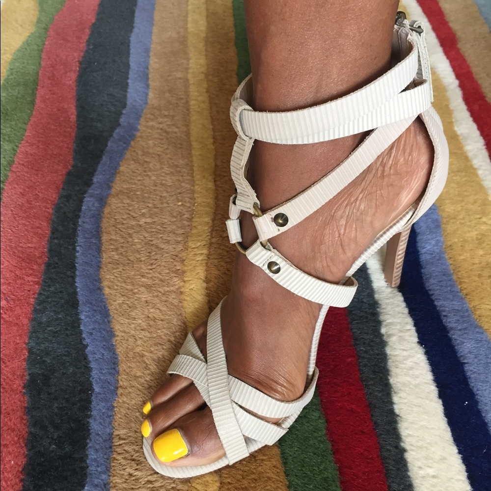 Joe's strapped open toe heeled sandals
