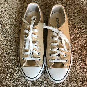 Women's tan converse