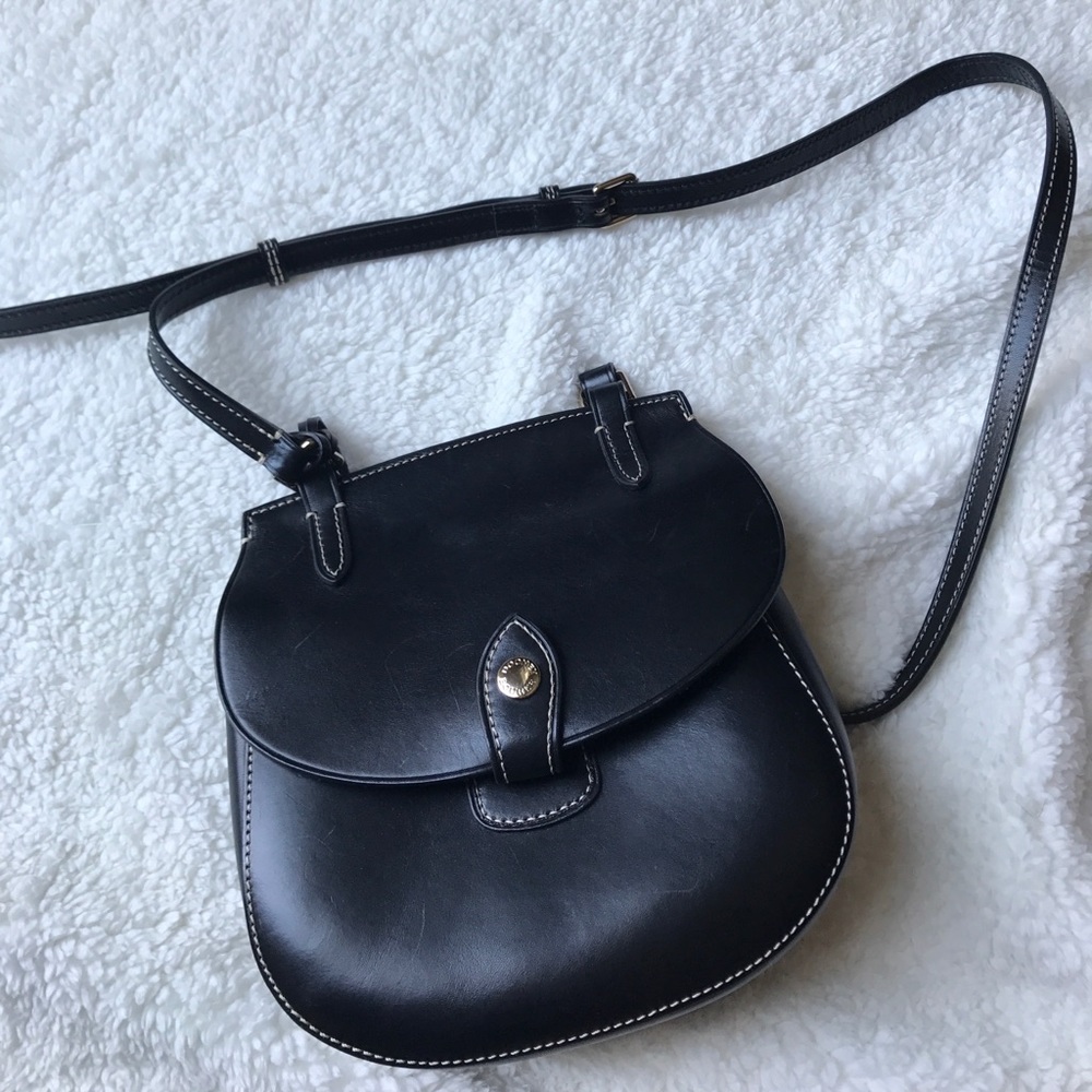 Dooney and Bourke Small Black Leather Crossbody