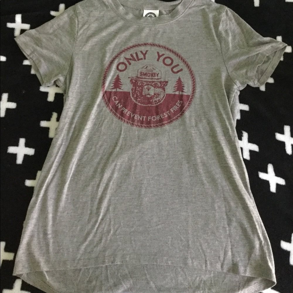 Smoky the bear shirt!
