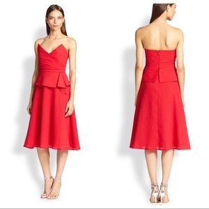 Red BCBGMAXAZRIA cocktail dress