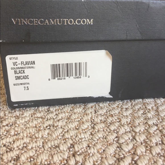 LIKE NEW Vince Camuto Flavian Black Tall, Riding Boots, Size 7.5 - Picture 2 of 8