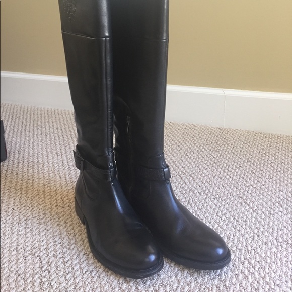 LIKE NEW Vince Camuto Flavian Black Tall, Riding Boots, Size 7.5 - Picture 5 of 8