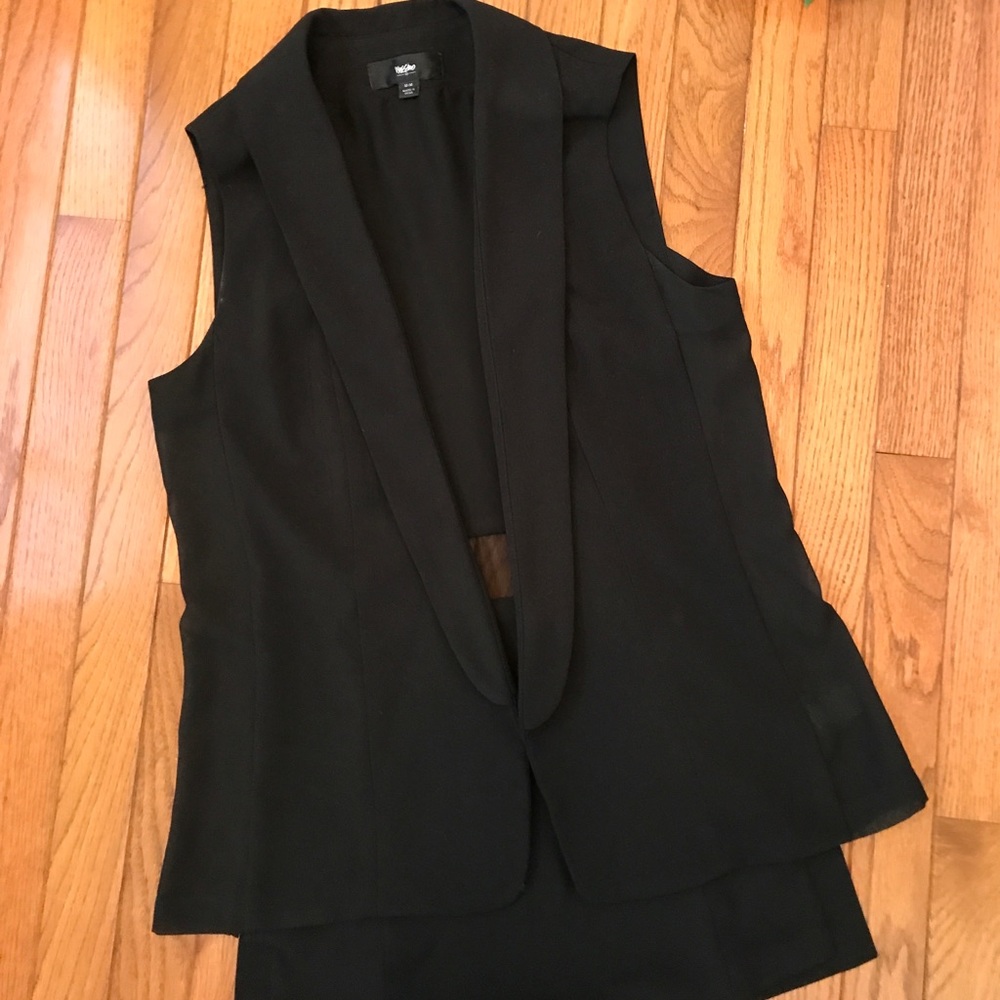 Stylish black vest