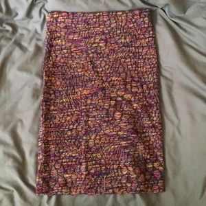 Zara Multicolor Bodycon Skirt