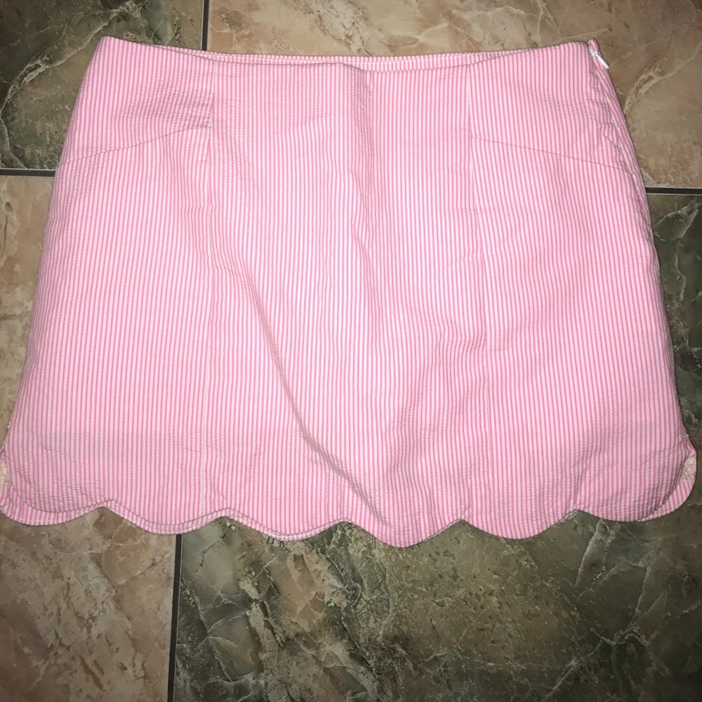 Lilly Pulitzer seersucker skort