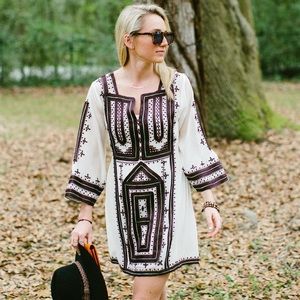 Calypso St Barth embellished tunic dress