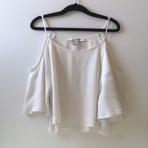 Forever 21 Cold Shoulder Swing Top with Thin Strap