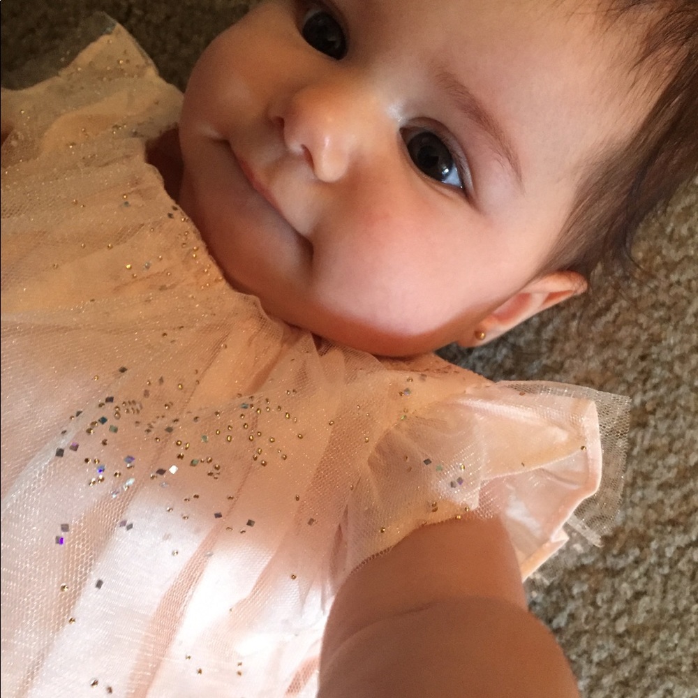 Marie Chantal Stud Sparkle Baby Girl Dress - Picture 3 of 7